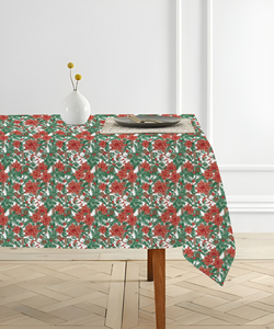 Skymoving New Novelty vải cho khăn trải bàn ăn vải không thấm nước sang trọng Polyester giáng sinh Khăn trải bàn trang trí cho bảng - Product Image 2