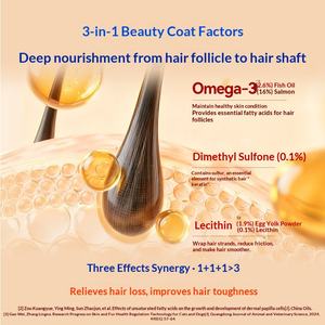 Nourriture pour chats B78 à l'huile de poisson des grands fonds, céréales soufflées, riche en protéines, sans céréales, >80% d'Oméga-3, prévient la perte de poils et la fourrure rugueuse, pour toutes les générations - Product Image 3