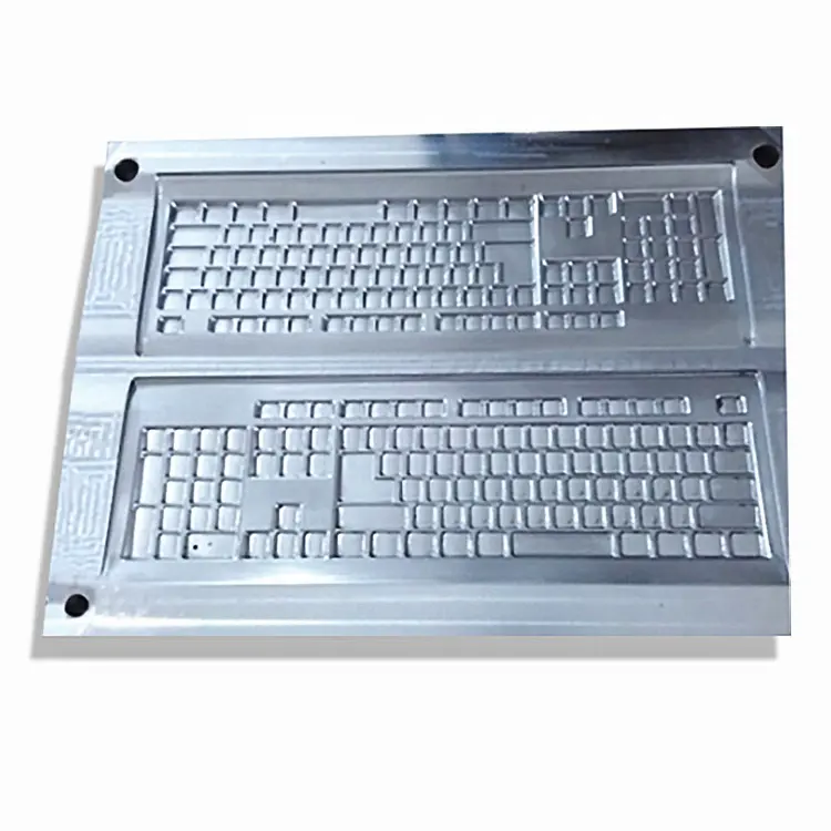 High precision plastic injection mould keyboard mould keypad prototype for office computer plastic rapid prototype CNC keyboard