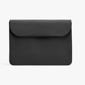 Sacs pour ordinateur portable de luxe en cuir galet souple 13 "15" pouces avec logo personnalisé pour mallette d'affaires unisexe à aimant fin mallette de voyage pour ordinateur portable - Product Image 3