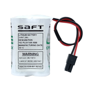 แบตเตอรี่หุ่นยนต์ ABB แบตเตอรี่ลิเธียมซาฟท์3HAC044075-001/01 3.6V <span class=keywords><strong>LS17500</strong></span>ปรับแต่งได้ - Product Image 5