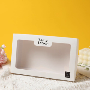 Embalaje de caja de regalo de impresión personalizada Moq bajo de lujo con Windows Clear - Product Image 6