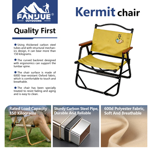 <span class=keywords><strong>Tabouret</strong></span> de camping pliable robuste, capacité de charge 200 lbs, siège compact, <span class=keywords><strong>cuisine</strong></span>, pêche, overlanding, tout-terrain, OEM, approvisionnement en gros, extérieur - Product Image 2