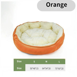 Hot Sale Luxury Anti-Slip Bottom <strong>Dog</strong> and Cat Nest Solid <strong>Pattern</strong> PP Cotton Filled Small Animal Sofa Bed - Product Image 2