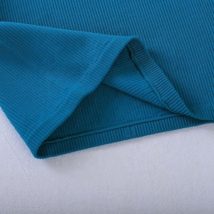 <span class=keywords><strong>Camiseta</strong></span> sin mangas para mujer, cuello simulado, acanalada, elástica, ajustada, básica, ligera, tipo bustier - Product Image 4