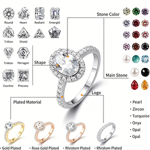Cadena Cubana de Plata S925 de 10MM, Chapada en Oro, Certificada por IGI, Corte Brillante, con Incrustaciones de Circonitas Azul Agua y Blanco - Product Image 5