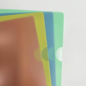 תיקיית קבצים שקופה איכותית מפלסטיק PP בגודל A4, שכבה אחת, עם כיסים בצורת L לארגון מסמכים - Product Image 5