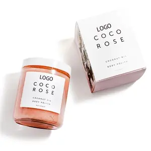 Wholesale Factory Private Label Moisturizing Exfoliating Organic coco rose body polish 226g sugar face & body scrub
