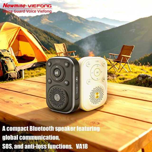 Viefong VA18 Smart Speaker: Supports Smart Translation in 60+ Languages, SOS Assistance, and Anti-Loss Features