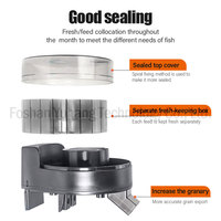 Système d'alimentation automatique pour aquarium Jecod RF30 en plastique, écologique, ultra silencieux, pour poissons ornementaux et tortues, alimentation USB automatique