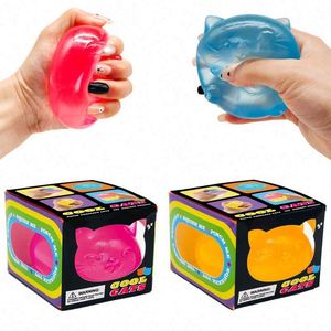 Wholesale <b>Gummy</b> Cat TPR Squishy Ball Fidget Toy Colorful Stress Relief Fatigue Cute Anti-Stress Sensory Boys for Kids Adults - Product Image 3