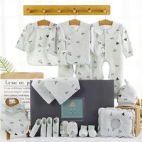 Coffret cadeau pour bébé de 22 pièces, vêtements pour nouveau-né, combinaison pour bébé de 0 à 12 mois, automne-hiver, produits pour bébés nouveau-nés