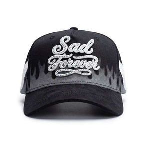 หมวกเบสบอล Dandi Hats Junior h แบบ 5 ชิ้น ผลิตจากหนังกลับ ปักลายแบบดั้งเดิม ปรับแต่งได้ หมวกปักลาย หมวกปักชื่อ หมวกสีดำ - Product Image 6