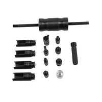Juego de 14 piezas para extracción de inyectores diésel Common Rail con extractor de martillo deslizante y kit de adaptadores