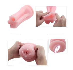 Realistische <span class=keywords><strong>Vagina</strong></span> <span class=keywords><strong>Pussy</strong></span> Sexspielzeug Mastur bator Tasche elektrische vibrierende künstliche männliche Masturbation Tasse - Product Image 6
