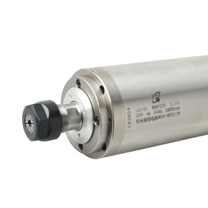 Motor de Husillo para Trabajos en Madera HQD de 80 mm y 2.2 KW, ER20, Cuatro Rodamientos, para Máquina Fresadora GDZ-23, Aplicación de Perforación, 220 V, 400 Hz - Product Image 4