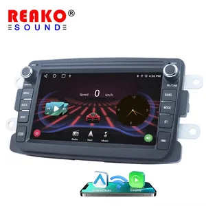 Autoradio Android con GPS AHD per Renault <span class=keywords><strong>Dacia</strong></span> Duster Logan 2 <span class=keywords><strong>Sandero</strong></span> Lodgy Lada Xray Captur Dokker, Lettore Multimediale per Auto con FM/RDS - Product Image 1