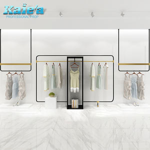 Espositori per Negozi di <span class=keywords><strong>Abbigliamento</strong></span> in Stile Moderno, Scaffali in Acciaio per Negozi di <span class=keywords><strong>Abbigliamento</strong></span> Femminile - Product Image 4