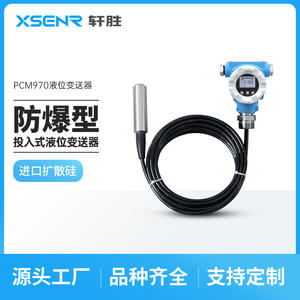 Transmisor de Nivel Sumergible a Prueba de Explosiones PCM970, 0-1100m, Salida 4-20mA HART, Sensor de Nivel de Líquido - Product Image 2