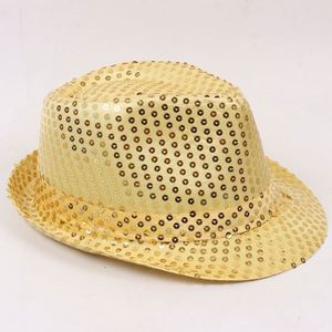Sombrero de Lentejuelas de Moda 2024 para Niños y Niñas, Hombres y Mujeres, Gorra de Vaquero para Fiesta de Cumpleaños, Accesorios para Espectáculos de Danza Jazz, Disfraz, Decoración de Carnaval - Product Image 1