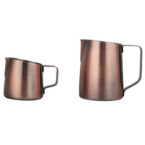 Stainless Steel <b>Coffee</b> Bar Espresso <b>Machine</b> Accessories Cappuccino Barista Tools <b>Milk</b> <b>Jug</b> - Product Image 2