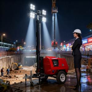 Outdoor High Mast Lighting Towers 20m 25m With Hot Dip Galvanized Steel <b>Lamp</b> Lighting <b>Pole</b> - Product Image 1