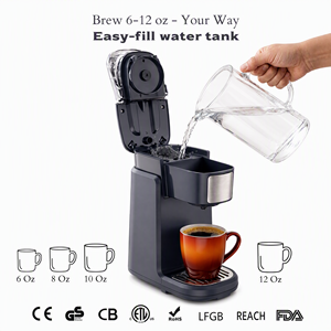 Machine à café à portion individuelle, compatible avec les dosettes K-Cup et le café moulu - Product Image 6