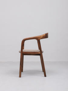 <span class=keywords><strong>Pas</strong></span> <span class=keywords><strong>cher</strong></span> prix moderne solide noyer bois hôtel meubles de jardin dîner en bois cuisine Restaurant à manger chaise - Product Image 3