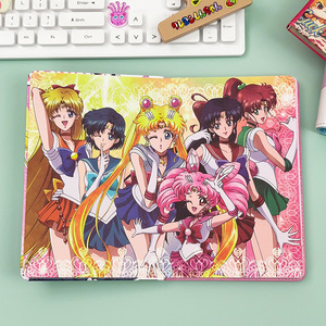 DHF1284 Quaderno A5 con Copertina in PU Anime Moon Girl, Carino e Kawaii, per Studenti, <span class=keywords><strong>Cancelleria</strong></span> Scolastica - Product Image 4