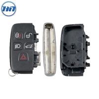 Coque de remplacement de clé télécommande intelligente de haute qualité pour Land Rover Range Rover LR4 Sport Evoque, coque de clé de voiture à 5 boutons