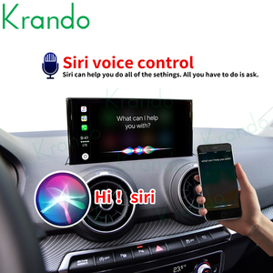 Krando <span class=keywords><strong>Android</strong></span> Auto Box para Audi Q2 MIB, interfaz inalámbrica Apple Carplay, caja de actualización de navegación para coche, Control de voz manos libres - Product Image 6