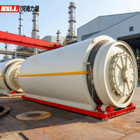 Mini-système de récupération d'énergie pour pneus usagés, plastiques, boues, caoutchouc, pyrolyse avec production continue d'huile et de diesel