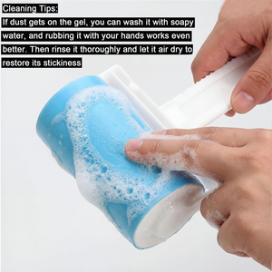 Reusable Sticky Manual Pet Hair Remover Gel Lint <b>Roller</b> Easy Home Cleaning <b>Tool</b> for Cats Dogs Furniture Couch Carpet Dusty - Product Image 5
