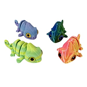 Llavero colgante de juguete con diseño de <span class=keywords><strong>lagarto</strong></span> 3D transfronterizo, simulación de ojos, articulado, para maternidad - Product Image 5