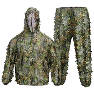 Ensemble de vêtements de chasse d'hiver respirant et personnalisé pour homme, tenue tactique, chemise à manches longues, pantalon cargo, 100% coton - Product Image 1