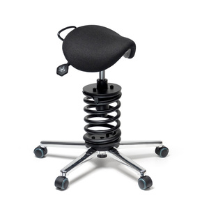Sgabello a sella con molla a gas elastica - Product Image 1