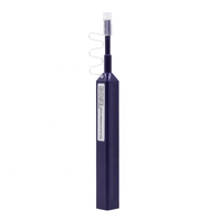 Stylo de nettoyage de visage d'extrémité de connecteur de fibre optique CLEP-125-A2 de nettoyage de fibre optique pour LC/MU 1.25mm 800 + nettoie la couleur bleue violette