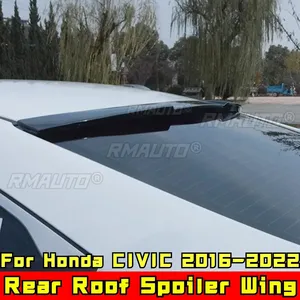 Aileron de toit CIVIC bleu foncé style A, aileron arrière de toit, kit carrosserie pour Honda CIVIC 10ème génération 2016-2022, accessoires de voiture - Product Image 4