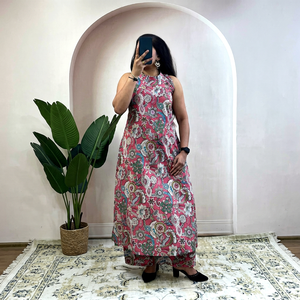 TOP PLAZZO 100% Cotton Printed Autumn Casual Elastic Waist Knitted Solid Knee Length Quick Dry Sleep <b>Romper</b> - Product Image 1