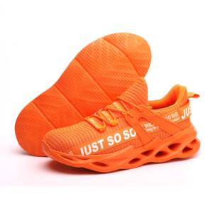 Chaussures de sécurité anti-impact/anti-perforation JIANKUN, légères, antidérapantes, respirantes, en maille, pour hommes et femmes, ODM/OEM, couleurs vives - Product Image 4