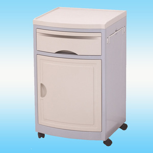 Armoire de chevet Shilehuan Slv-D4006 avec dessus en acrylique, rangement hospitalier avec tiroir et porte - Product Image 1