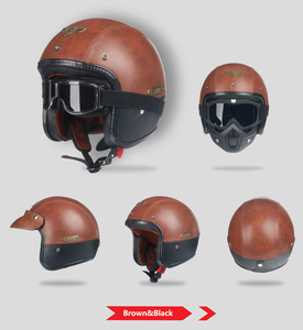 Prezzo a buon mercato aperto 3/4 casco aperto per moto moto Motorsiklet <span class=keywords><strong>Kask</strong></span> - Product Image 6
