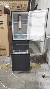 2025 New Large Capacity <b>Refrigerator</b> 315L 3 Door Fresh Fast Freeze Area Gray Smart Household Hotel Use 110V Frequency Conversion - Product Image 6