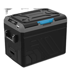 Congélateur portable à compresseur <span class=keywords><strong>12</strong></span> V double zone 50 L <span class=keywords><strong>pour</strong></span> <span class=keywords><strong>voiture</strong></span> et camping, glacière électrique <span class=keywords><strong>12</strong></span> V, vente en gros Chine - Product Image 2