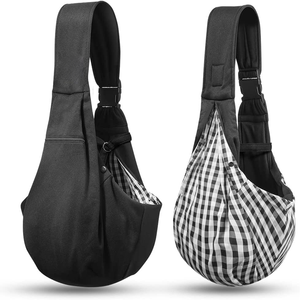 Tas Selempang Hewan Peliharaan yang Lembut, Dapat Dibalik, Bebas Genggam, Tas Jinjing untuk Anjing Kecil, Aman, Nyaman, dan Dapat Dicuci dengan Mesin, Tas Anjing untuk Perjalanan - Product Image 1