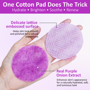 Aliver Hàng Ngày Tím Hành Tây Chiết Xuất Làm Sạch Sâu Miếng Đệm Nhãn Hiệu Riêng Hàn Quốc Đốm Đen Mặt Miếng Mực Cho Khô Da Dầu - Product Image 3