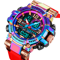 Montres Stryve S8025 de marque supérieure 5ATM, montres numériques sportives colorées pour hommes, montres de créateur tendance à double mouvement, montre-bracelet pour hommes