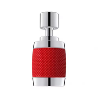Robinet de cuisine rotatif à 360 degrés 3 modes filtre d'évier de salle de bain Extension pivotante chromée robinet d'économie d'eau aérateur pommeau de douche