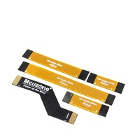 Kabel PCIe FPC Shielded untuk Raspberry Pi 5, Kabel Koneksi PCIe ke M.2, Kabel Fleksibel Datar FFC 16-Pin 0.5mm
