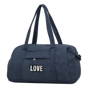 Bolsa de Viaje para Mujer Fana Lina, Diseño Blue Love, Capacidad de 20-35L, Cierre de Cremallera, Estilo Elegante para Adultos - Product Image 1